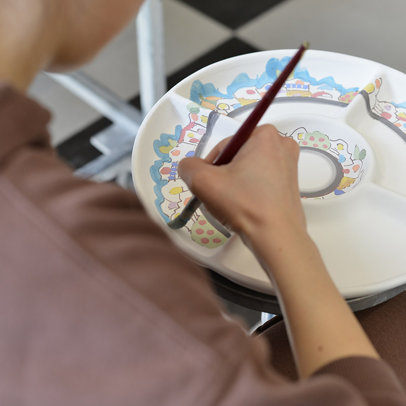 Pittura ceramiche a mano